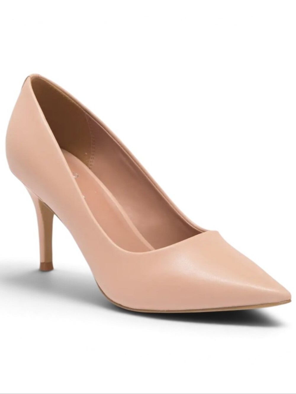 New Linea Paolo Paris Nude Leather Stiletto Heels 11 Desert Sand